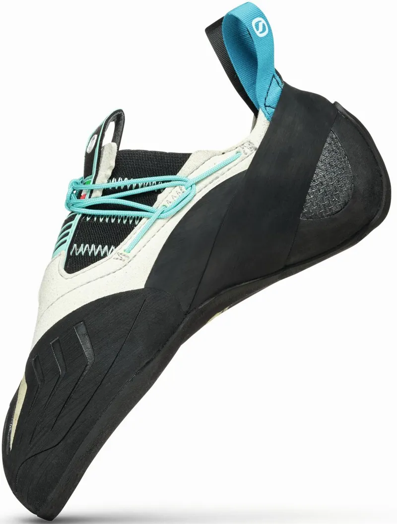 Scarpa Womens Vapour S Climbing Shoes - Dust Grey-Aqua-5